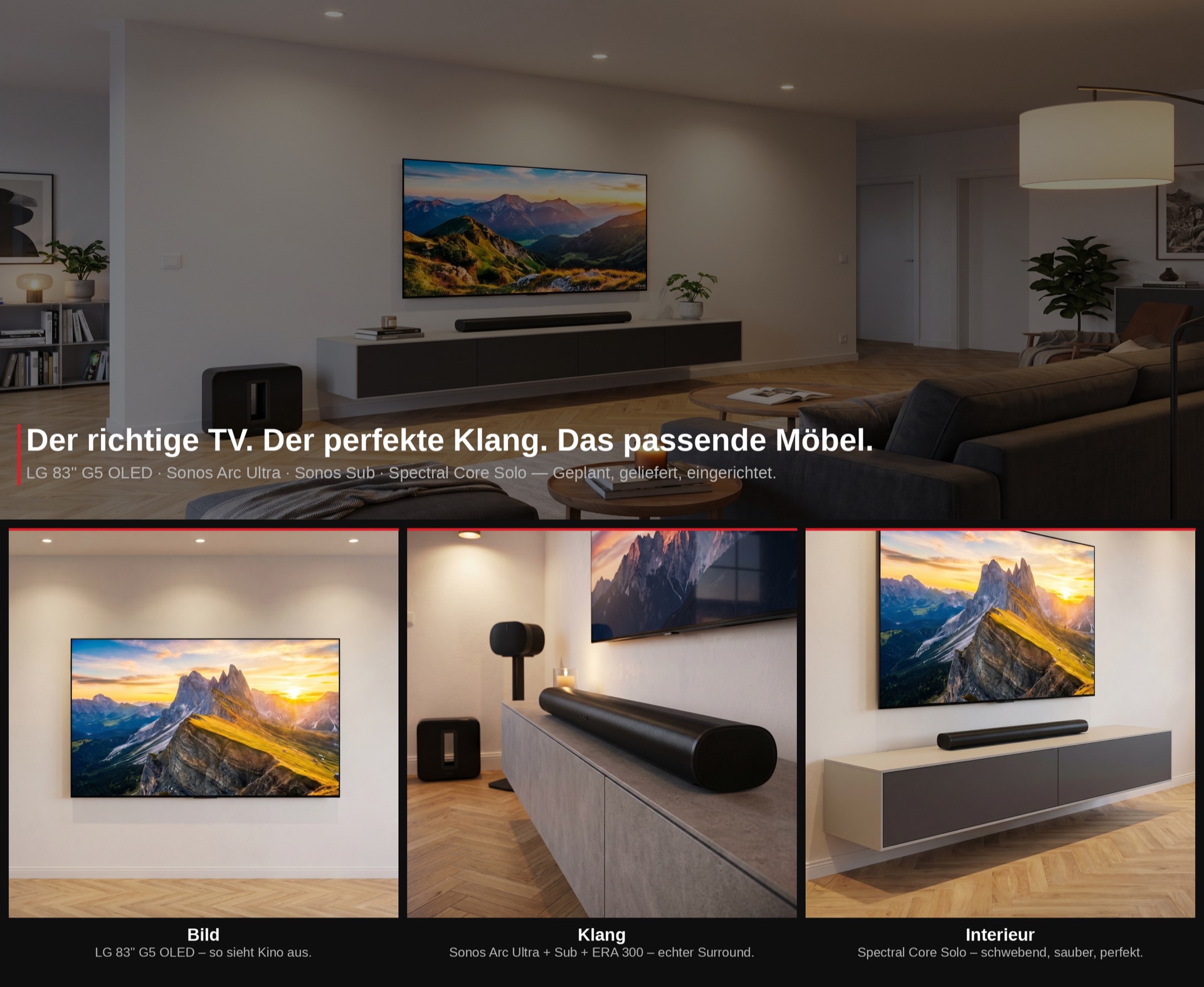 Sound Brothers Klang und TV — das Problem bei nachträglicher Integration